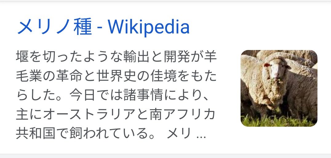 九兆 A Twitter 実写版メリー号 南アフリカのスタッフ 南アフリカはメリノ種の羊の本場 メリノ種の悪魔 全部繋がっちまったな T Co A6xpvnq4oz Twitter