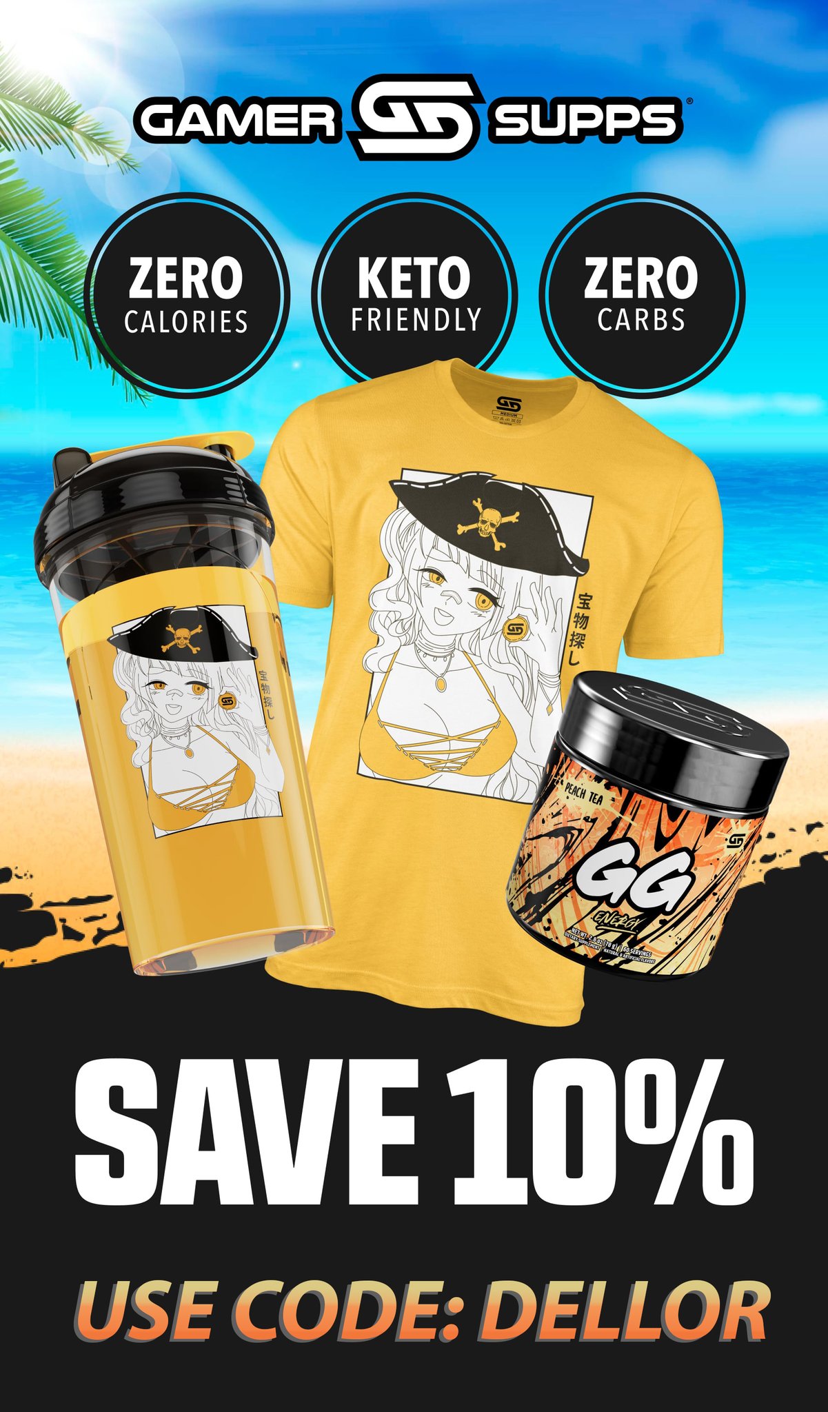 dellor on Twitter "teaming up with GamerSupps NNfor a limited