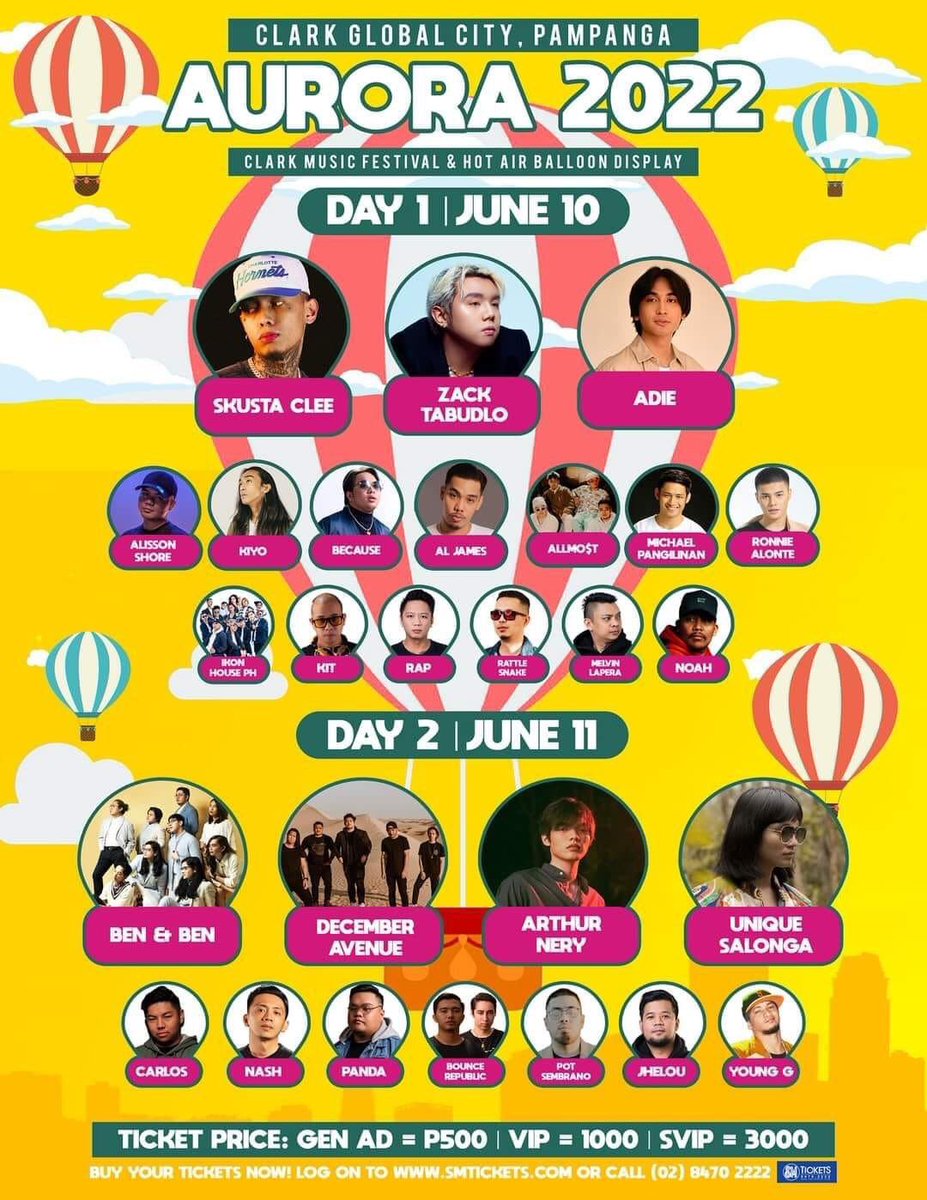 misskhaite's tweet photo. LFB Clark Aurora Fest 2022 tickets 
—  (2) VIP tickets Day 1
—  (2) VIP tickets Day 2
—  Hotel Accommodation for 2 (3days 2nights)
—  E-TICKETS
— MOP: GCASH

🏷️ clark hot air balloon music food &amp; art festival tickets 

Kindly dm/reply if interested 🙏🏻

#AuroraFest2022 #AuroraFest https://t.co/dpdHh1dACd