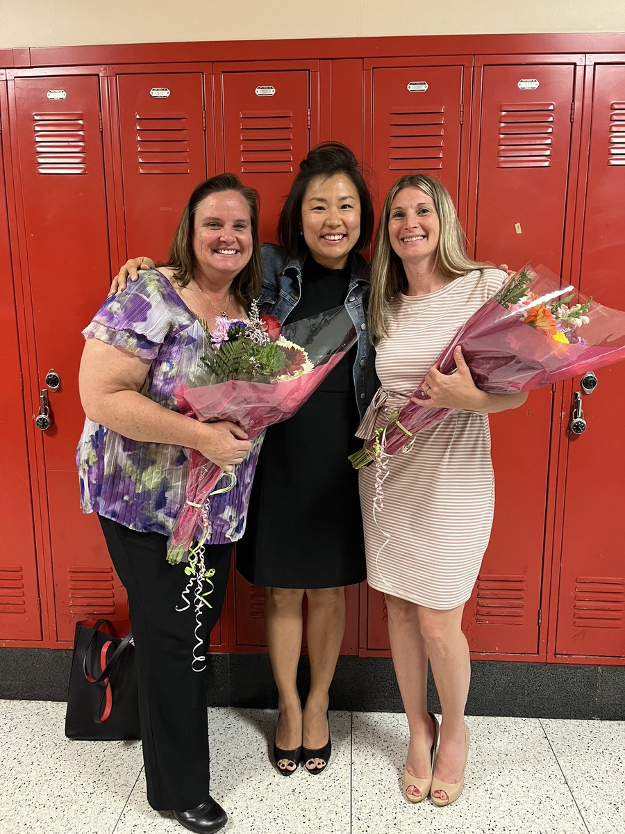 BBH_Yoo's tweet photo. Honoring Mackay’s Teacher of the Year (Jennifer Jordan) and Educational Services Professional of the Year (Jackie Freiler)! #TeamMackay https://t.co/vcAf2YjoB9