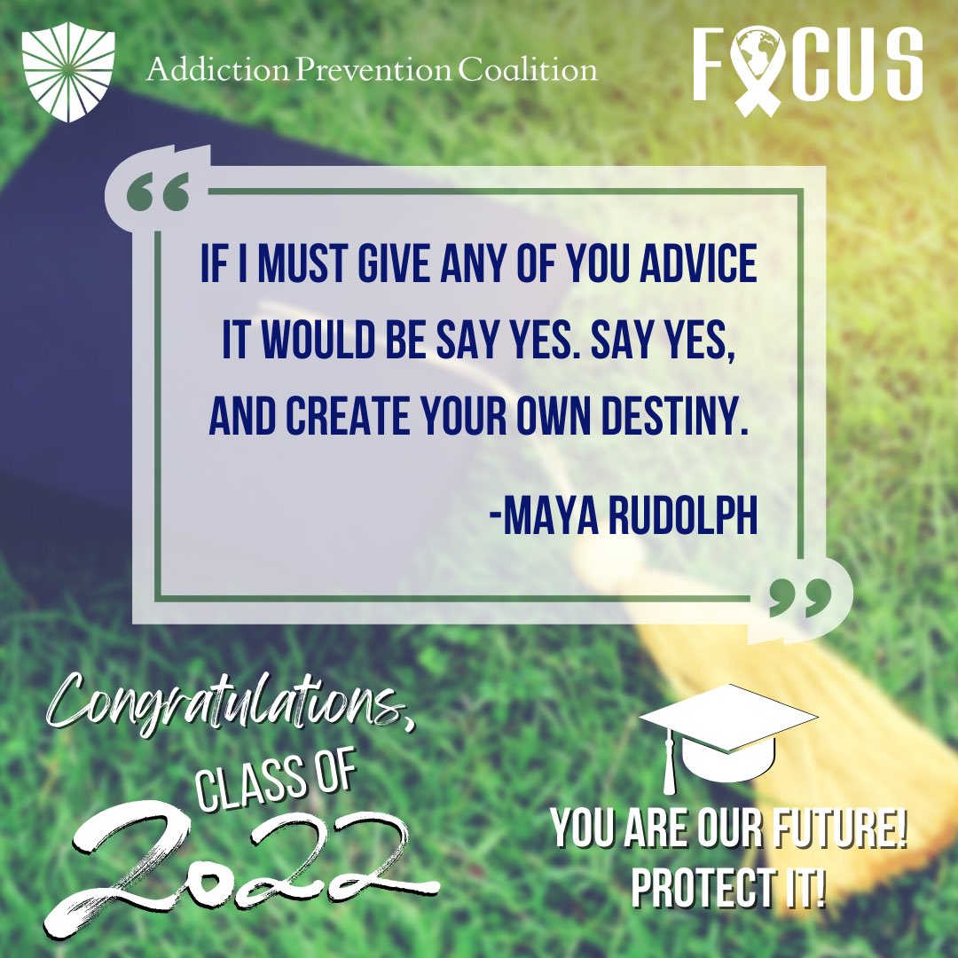 thefocusprogram's tweet photo. Your destiny is in your OWN hands! Choose wisely so you can help those who are following in your footsteps. You are leading the way into the future!
#Classof2022 #graduation #makingadifference #protectouryouth #protectourfuture #alabama #endaddictionbham #thefocusprogram https://t.co/lrfBsd0Ehg