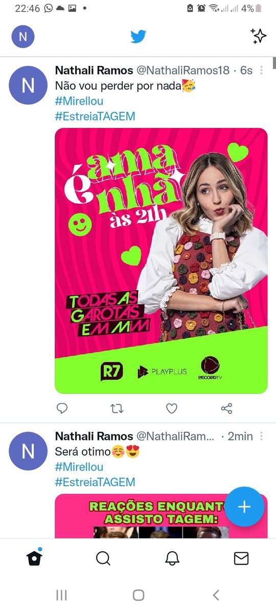 NathaliRamos18's tweet photo. Alguém disse amanhã 🥳🥰
#Mirelou
#EstreiaTAGEM https://t.co/huAqv5F07y
