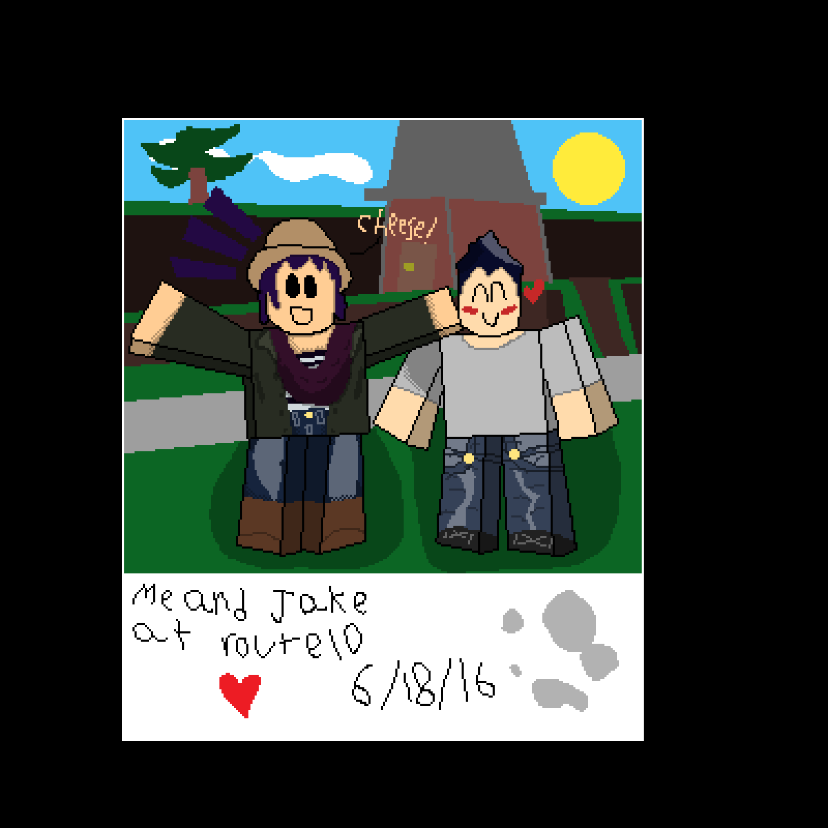 soloforthesilentwaves on X: Tess and Jake from Pokemon Brick Bronze: # roblox, #robloxart, #pixelart, #loomianlegacyart(?)