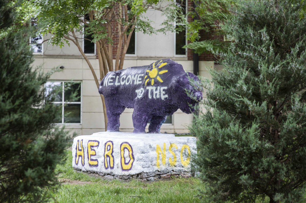 Thankful for the new bison on campus today <a href="/lipscomb/">Lipscomb University</a>. Welcome to the herd! #collegelife