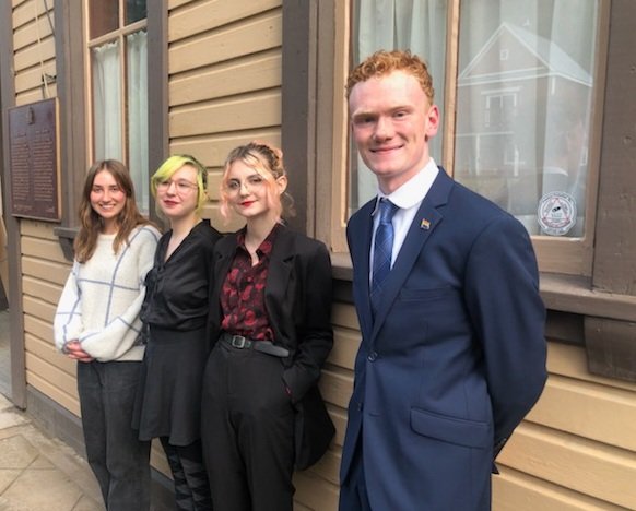 The Power &amp; Pride Youth Committee presented to <a href="/RosslandBC/">City of Rossland</a> Council today on what increasing women, gender-diverse, and LGBTQ+ representation in gov't. Nice work!

Thanks to <a href="/FCM_online/">Federation of Canadian Municipalities</a> &amp;  <a href="/WAGE_FEGC/">Women and Gender Equality Canada</a>