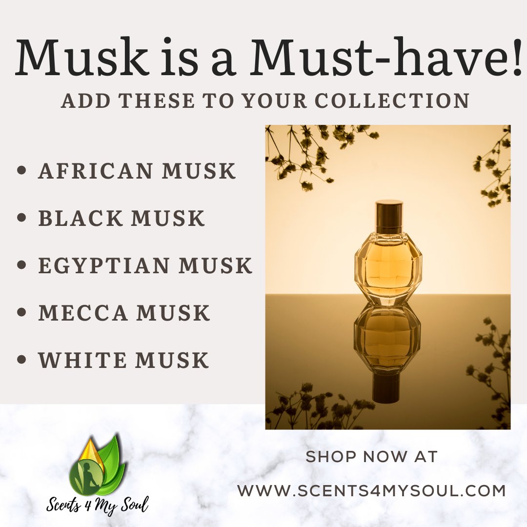 Scents4MySoul's tweet photo. Shop Now! At: https://t.co/6uNPlkqvJy
#Scents4MySoul #AfricanMusk #BodyOil #EgyptianMusk #MuskFragranceOil #MustHaves https://t.co/tLzMVT0uYt