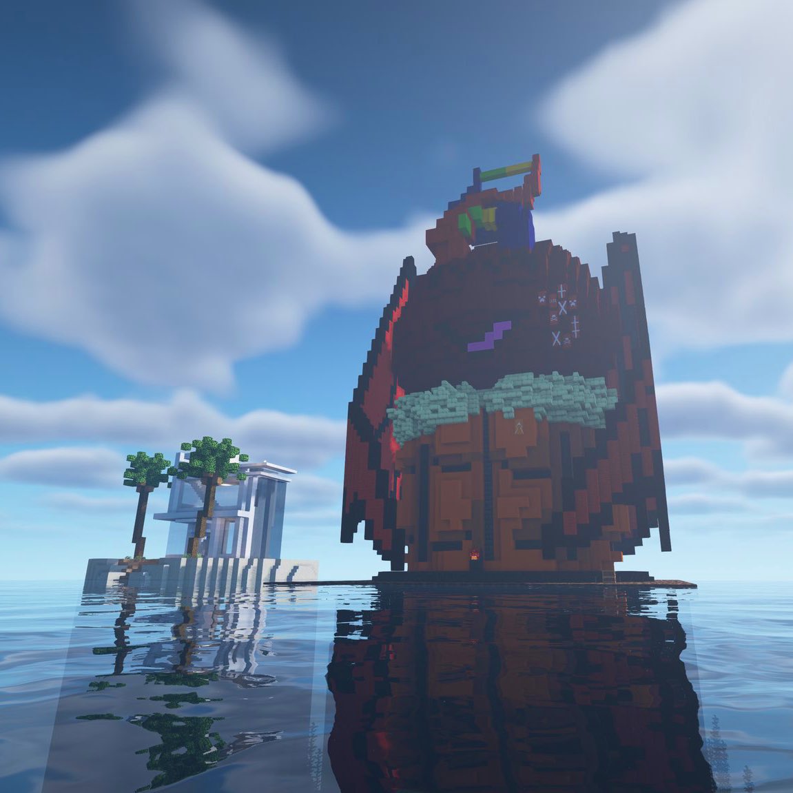 Insane <a href="/whitesandsgame/">White Sands Game</a> build from @Prince_Tietous 🌴⚒️

Amazing to see <a href="/AngelsDevilsNFT/">Angels & Devils NFT</a> being represented across the $WRLD ecosystem 😈😇

Props to <a href="/HollanderAdam/">Adam Hollander</a> &amp; @br0wnblockchain for the beautiful World 🙏🏼

<a href="/nftworldsNFT/">NFT Worlds</a> projects are a different breed 🌎

#NFT #NFTs #Minecraft