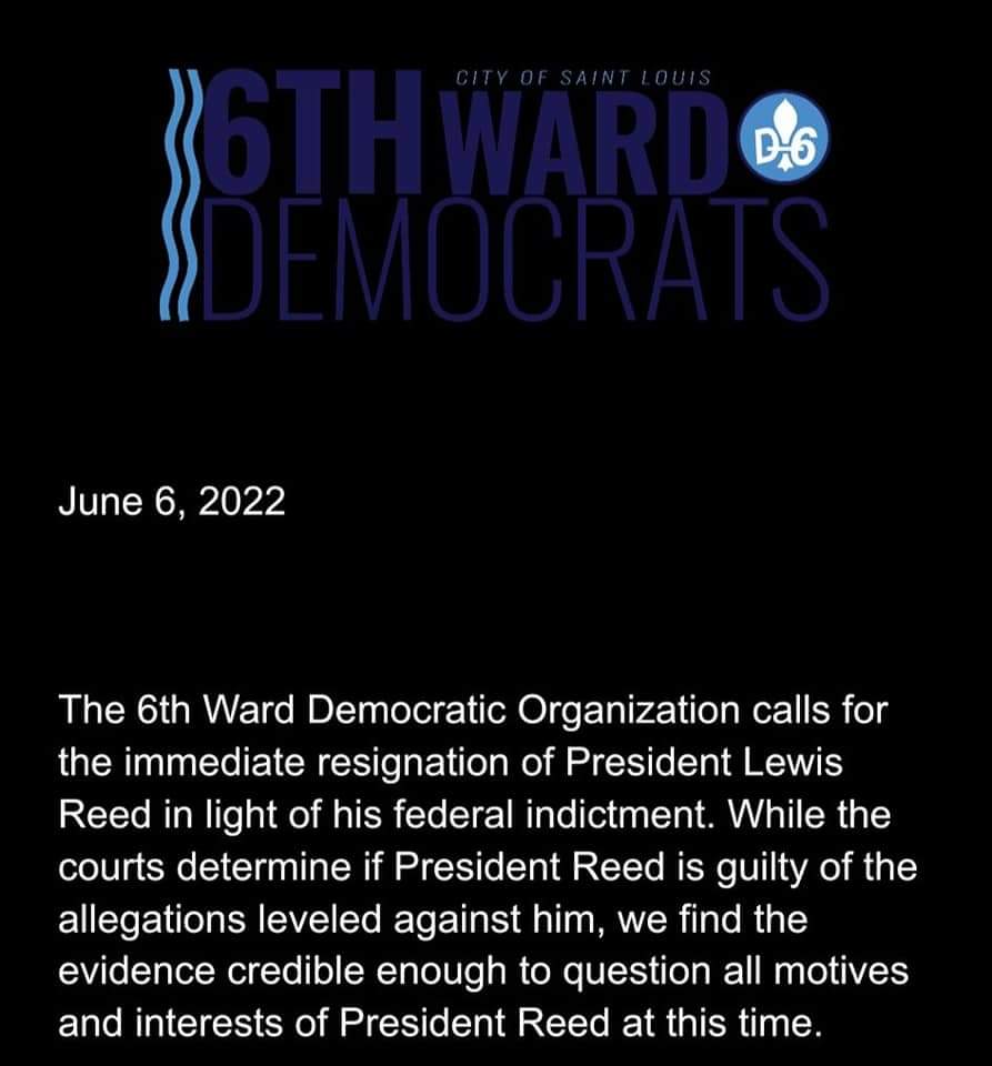 (the old) 6th Ward Dems STL tweet media