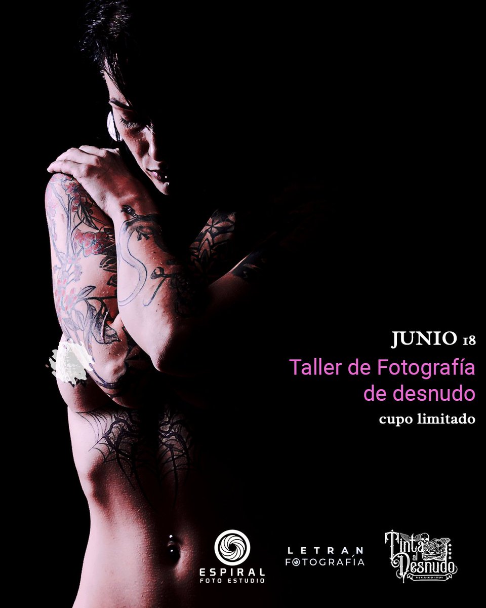 tintaaldesnudo's tweet photo. Taller de fotografía de desnudo

Sábado 18
De 3 a 6 pm
Cupo Limitado

Locación: @espiralfotoestudio

Taller dirigido a fotógrafos que deseen comenzar o ampliar su portafolio de fotografía de desnudo, con modelos en estudio.

Más Información al tel/whatsapp 5565-7854 https://t.co/VMhn08mCp9
