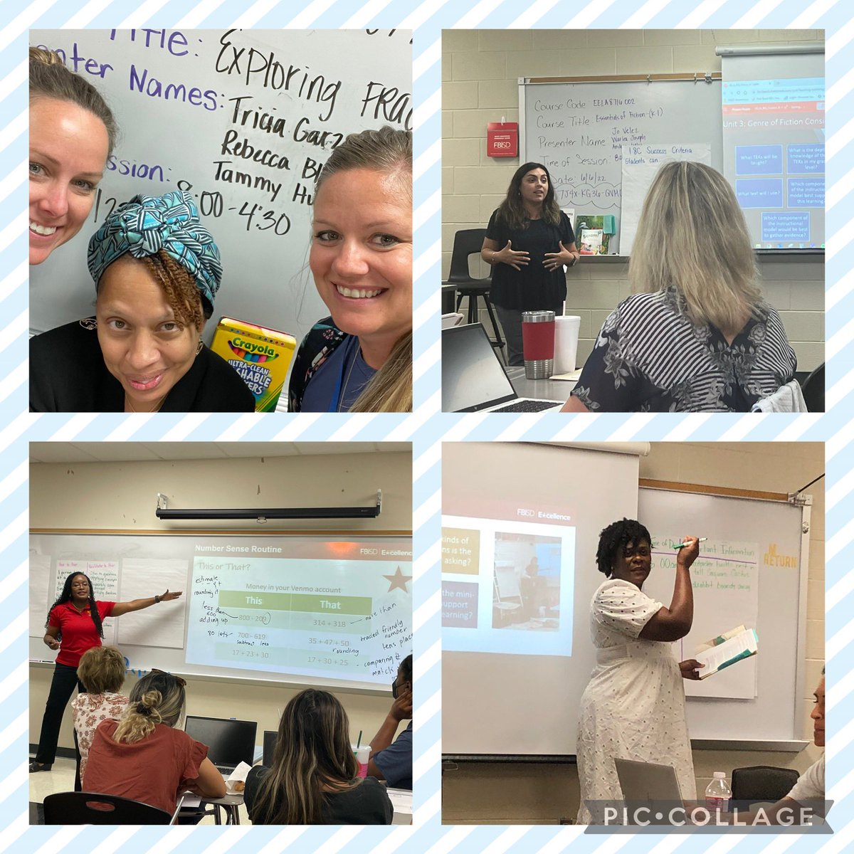 Elementary Math &amp; Elementary Literacy Instructional Coaches leading Content Professional Development today! Love seeing these leaders in action! #FBISDLearns 👏🏼