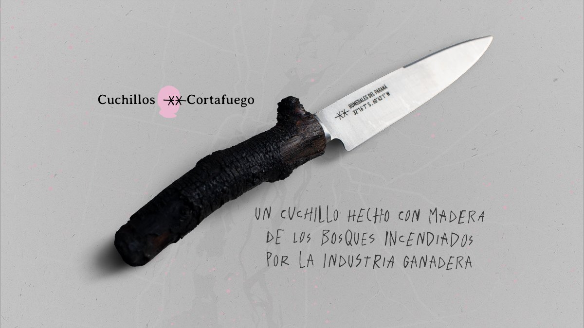 somosvoicot's tweet photo. Queridos @bordet @juancabandie @alferdez: la industria ganadera es responsable de incendiar bosques enteros. 
Necesitamos políticas públicas que protejan los bosques y condenen a los culpables. 
Creamos los cuchillos cortafuegos. Súmense a la causa 👉 https://t.co/urNRW1L7hs https://t.co/nStaV5WzgX