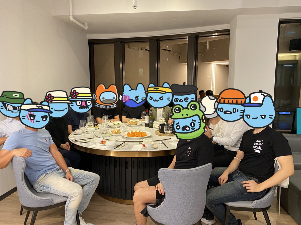 punk7770's tweet photo. Nice to meet you all @coolcatsnft in this 2nd Meet-up in HK IRL. Thx @lobertc for the venue and arrangement! We all love your food!
@lobertc @jiffffy_jeff @jessjesscaca @lichun_eth @_LemQQ @0xfrankliu @SubvertEth @Tawfu @0xErnest @julienbgs @JChannnnnnnnn @pikarinkaa https://t.co/FGciPGWI2o
