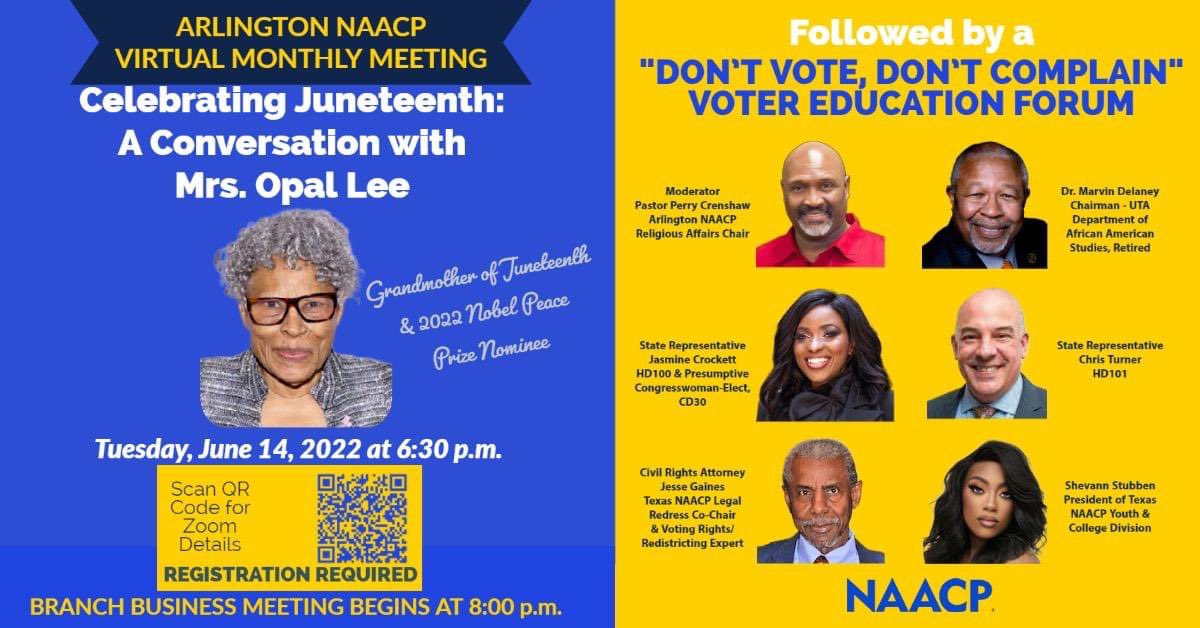 Arlington, TX NAACP tweet media