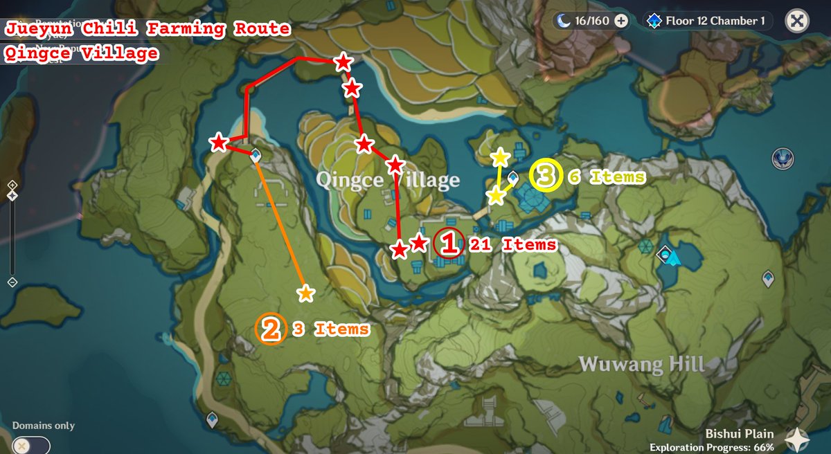 Genshin Impact Guides @ GameWith on X: Are you looking for more Jueyun  Chili for Xiangling? Check out our farming route guide, which contains over  132 Jueyun Chili locations to help you