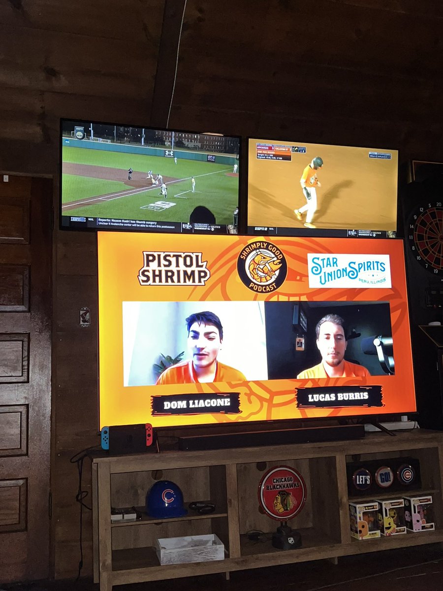 fletchnslyn69's tweet photo. @DomLiacone2045 and @LBur13 orange crushed the first Shrimply Good Podcast of the 2022 season. #feartheclaw @slyn27 @PShrimpBaseball https://t.co/hF4tn2bwzX