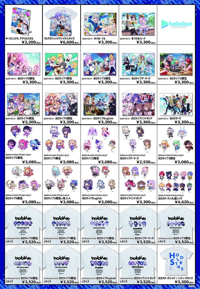 geestore_kokura's tweet photo. あるあるCity5階ジーストア小倉にて
【character1 アフター】が開催中です☺️
今回は『ホロライブ夏祭り ちびキャライラストアクリルフィギュア』各種をご紹介🙌
#ホロライブ の皆が大集合！
全員集めたくなる可愛さです💕
他にも多数の商品を販売しているので是非ご来店下さい🌟
#character1 #hololive https://t.co/SnEnknQ2hM