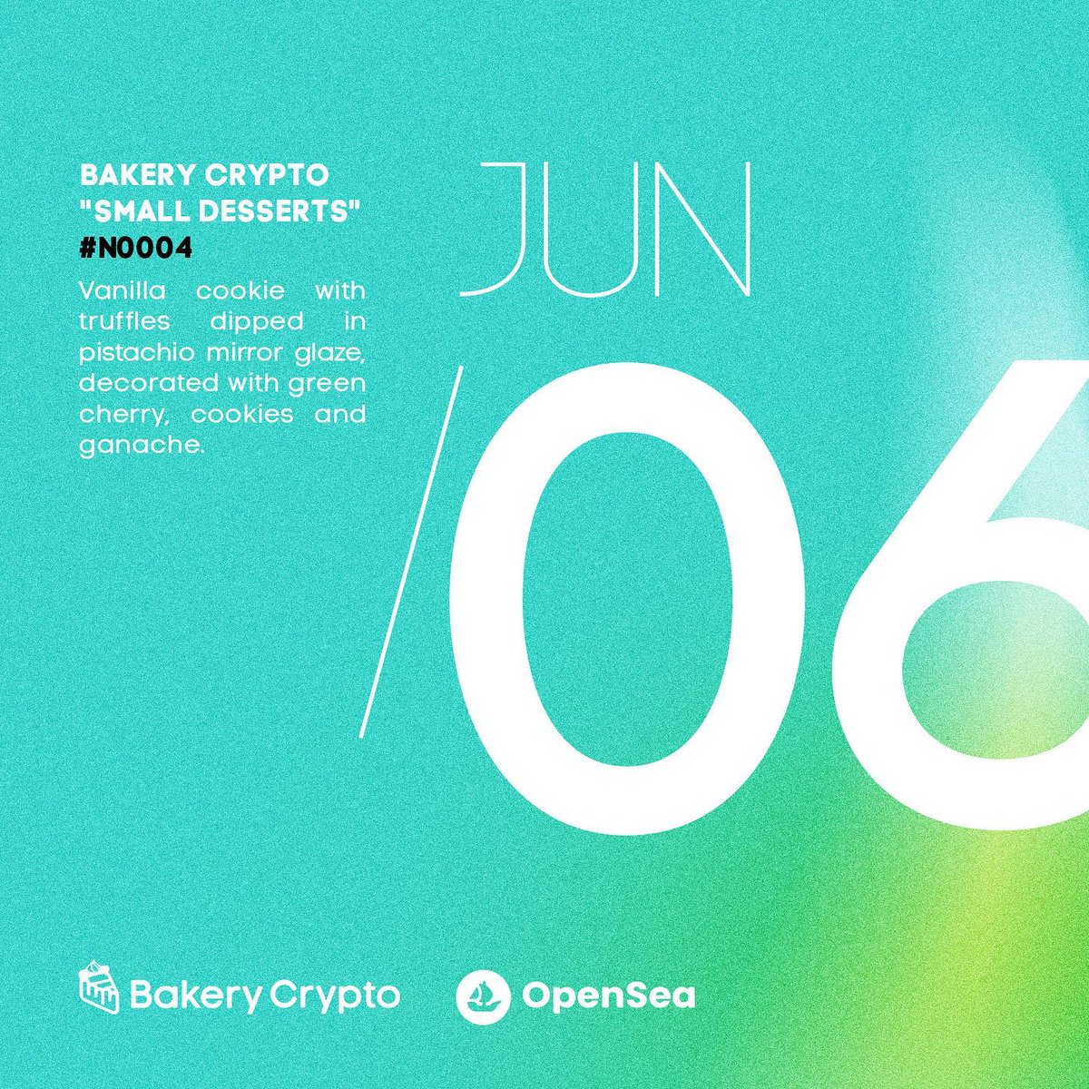 BakeryCrypto_'s tweet photo. COLLECTION:
Bakery Crypto || 200 NFT Collection 1:1
#N004 .

Live sale 🔥 
@opensea

https://t.co/GJ6XUYGrEA

#NFT  #DIGITALART #NFTsales  $BTC   #nftcollector $eth #NFTdrops #OpenSeaNFT  #dropnft   #nftcommunity  #NFTCreators $OP https://t.co/DMKYGxOfIA