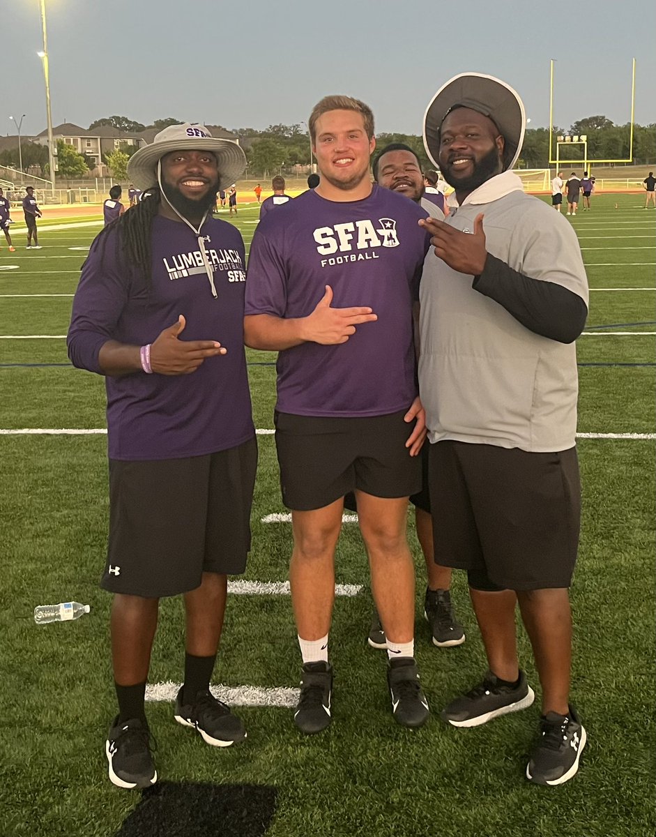 Ben Gibson (@benjamin_gibs) on Twitter photo Had a great time and learned a lot at the SFA Football Camp! Thanks to <a href="/SFA_Football/">Lumberjack Football</a> <a href="/CoachJoeCauthen/">Coach Joe Cauthen</a> <a href="/coach_ikeDL/">coach Ike</a> @CoachIngramSFA #AxeEm Had a great time and learned a lot at the SFA Football Camp! Thanks to <a href="/SFA_Football/">Lumberjack Football</a> <a href="/CoachJoeCauthen/">Coach Joe Cauthen</a> <a href="/coach_ikeDL/">coach Ike</a> @CoachIngramSFA #AxeEm