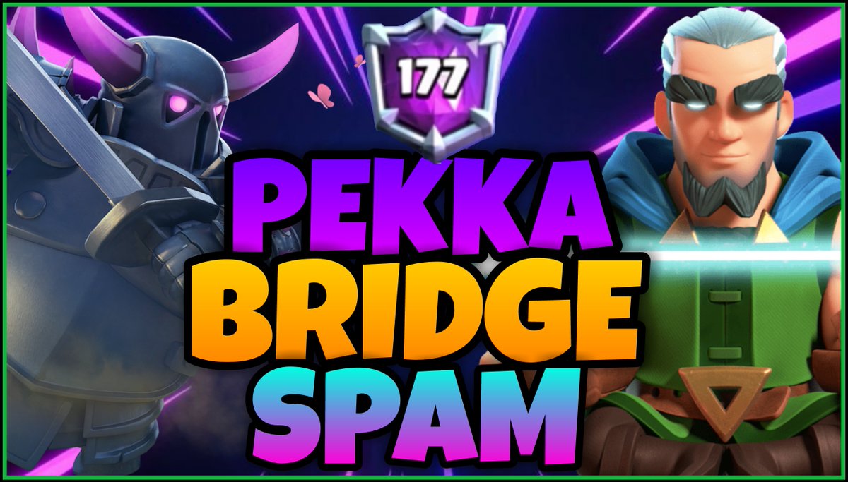8100 TROPHIES W/ PEKKA BRIDGE SPAM DECK feat.<a href="/TornatoraE/">⭐️下囗尺几凡下囗尺凡⭐️</a> 
Watch Here- youtu.be/qWSq5SSzqAU