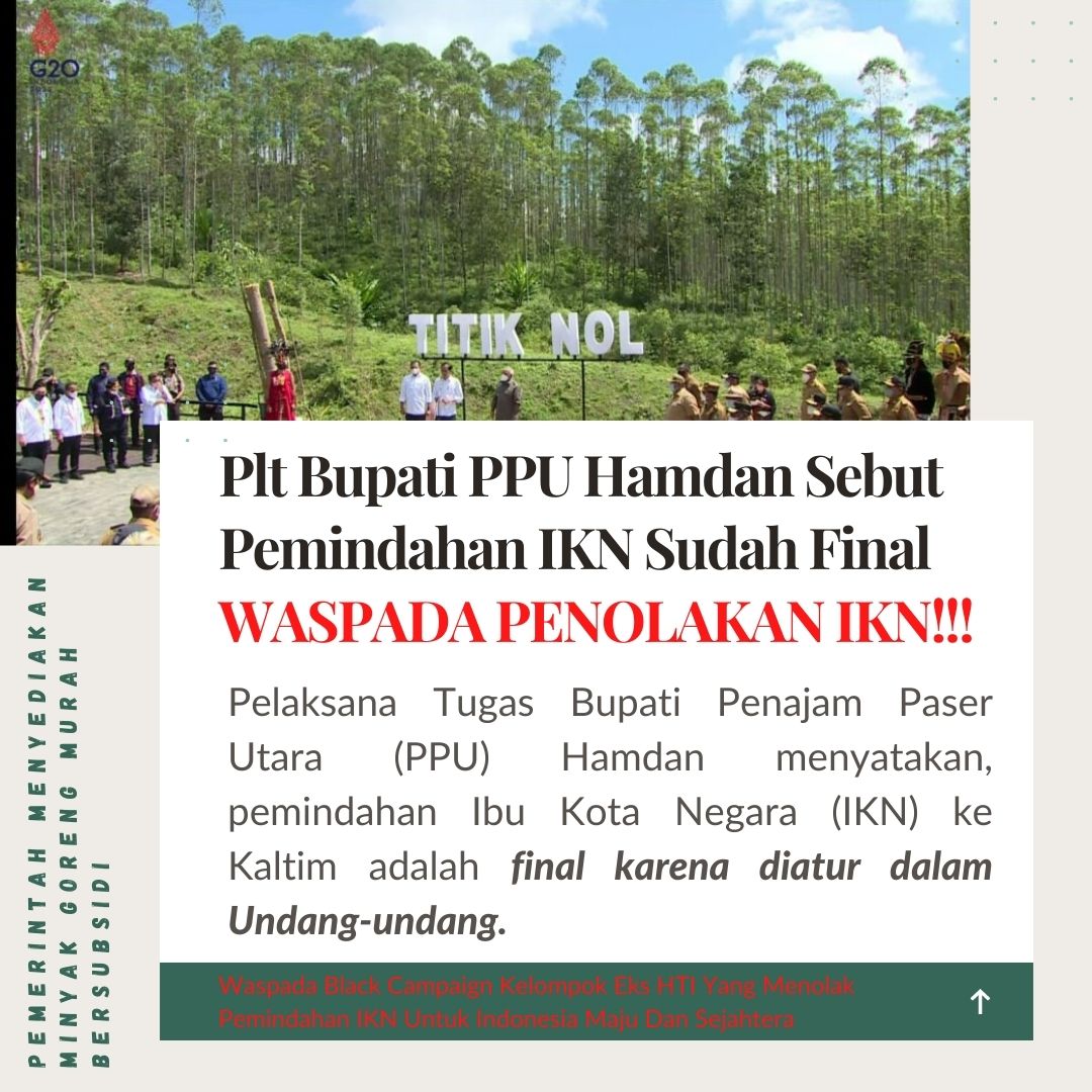 KadrunGeblek's tweet photo. Pemindahan IKN sudah final... Waspada penolakan https://t.co/n4dgqNCH8B