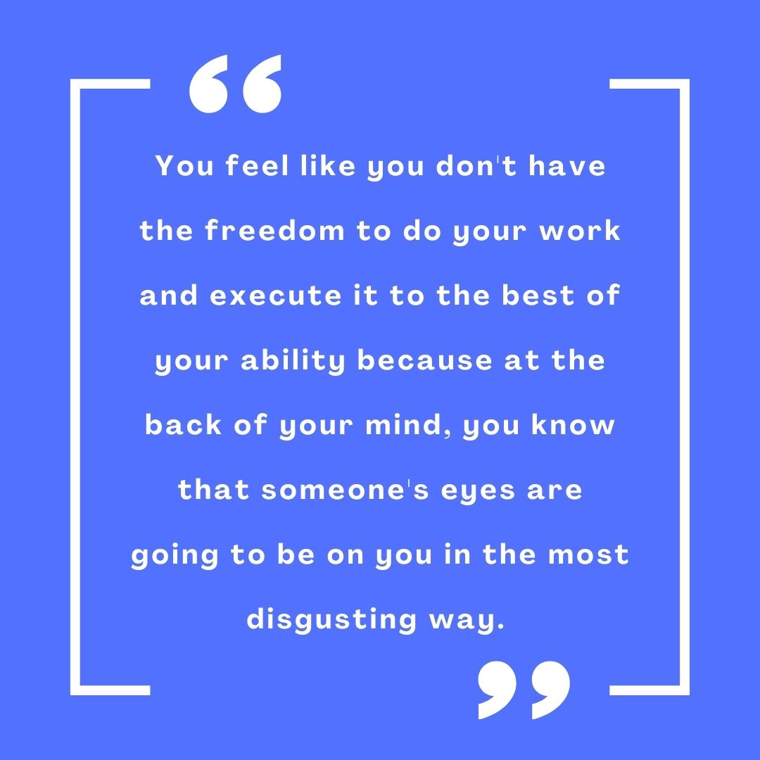 Last month a groundbreaking research report was launched titled 'Prevalence and Impact of Sexual Harassment on Female Journalists: A Fiji Case Study'.

Below is a quote from a survey participant.