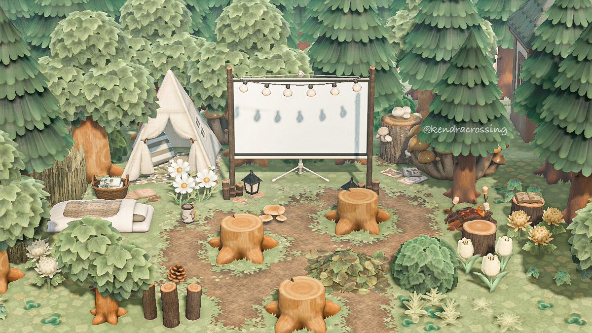 anyone wanna watch a movie under the stars? 🎞✨🤎

#animalcrossing #acnh #acnhdesigns #animalcrossingnewhorizons