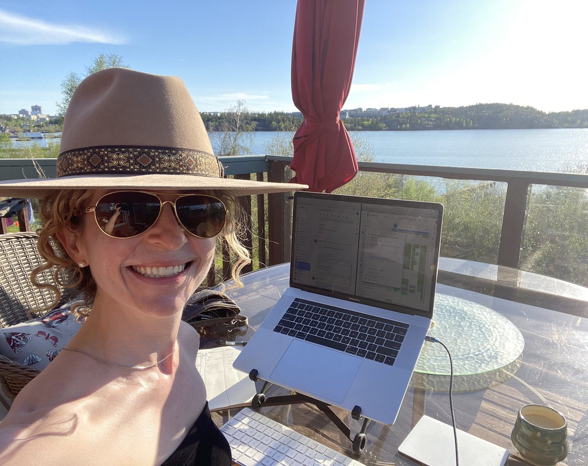 courtghoward's tweet photo. You know, I go other places in the summer and I’m like, when does the music start? I just reapplied sunscreen at 1900. 

Still looking for summer locums, y’all. You can borrow my canoe.

#PracticeNWT #ER @CAEP_Docs @SRPCanada https://t.co/ib8QfUJgVe