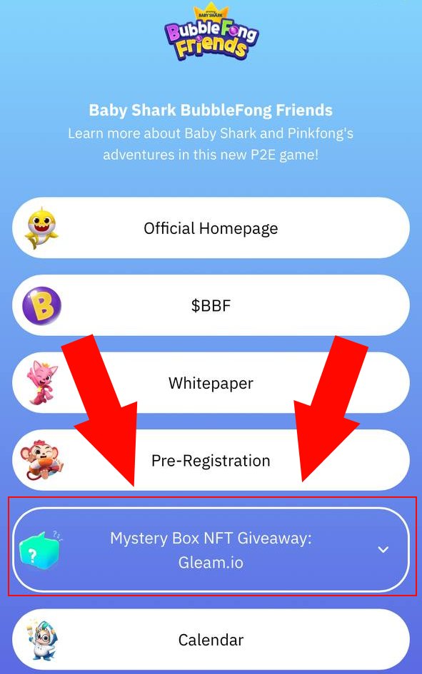 BubblefongGame's tweet photo. 🚨NFT MYSTERY BOX Giveaway Event!🚨

Gleam Giveaway Campaign being held in collaboration with @TheBinanceNFT!!!

You can find the link through our Linktree: https://t.co/xeJLr5unrz

OR

Access Directly through here: https://t.co/zwr4XXtmUk https://t.co/EvTwzAmOJU