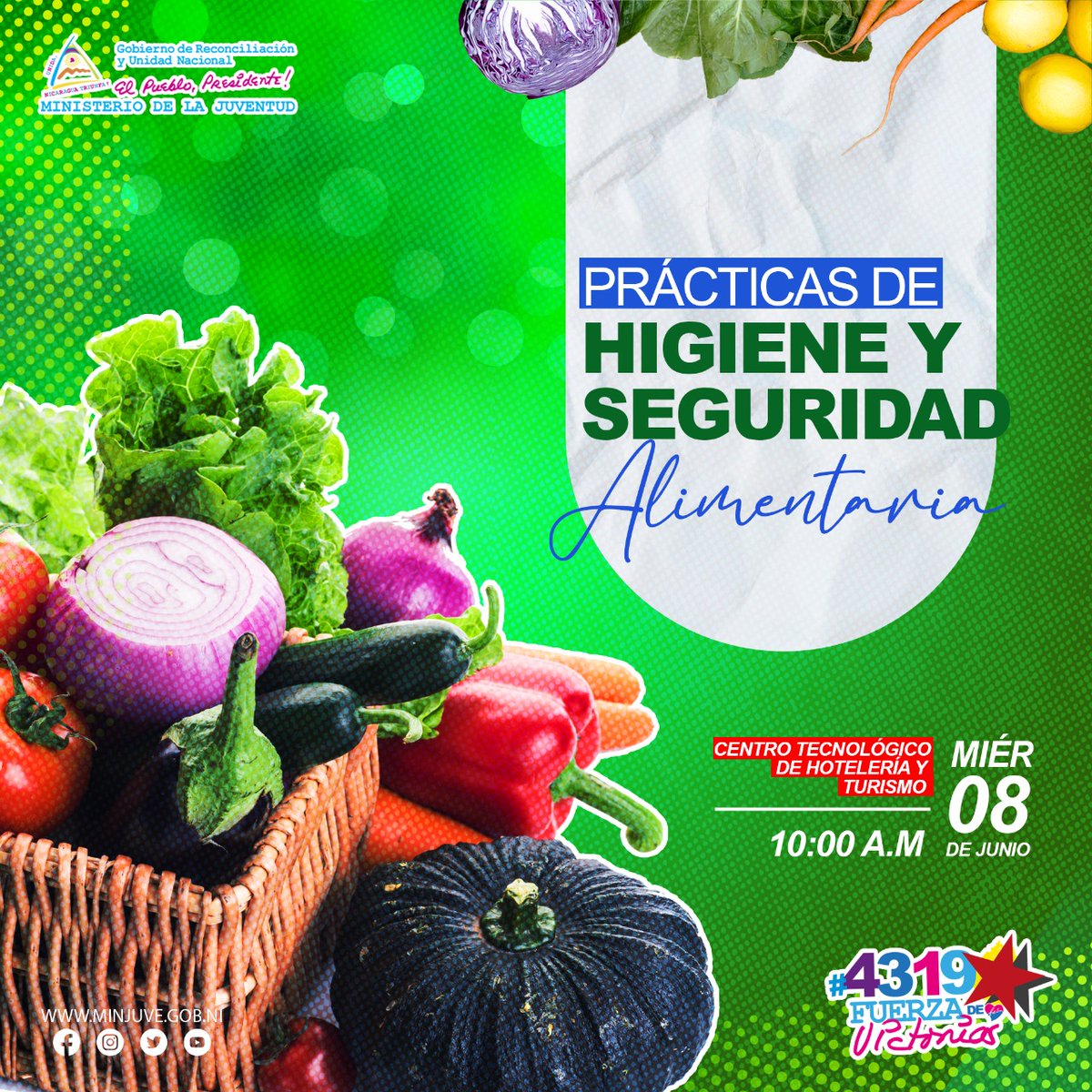 ¡Conocé sobre prácticas correctas de higiene y seguridad alimentaria! ♻️🥭🍅

Este próximo miércoles, estaremos brindando una charla a estudiantes del Centro Tecnológico de Hotelería y Turismo 🤗💥