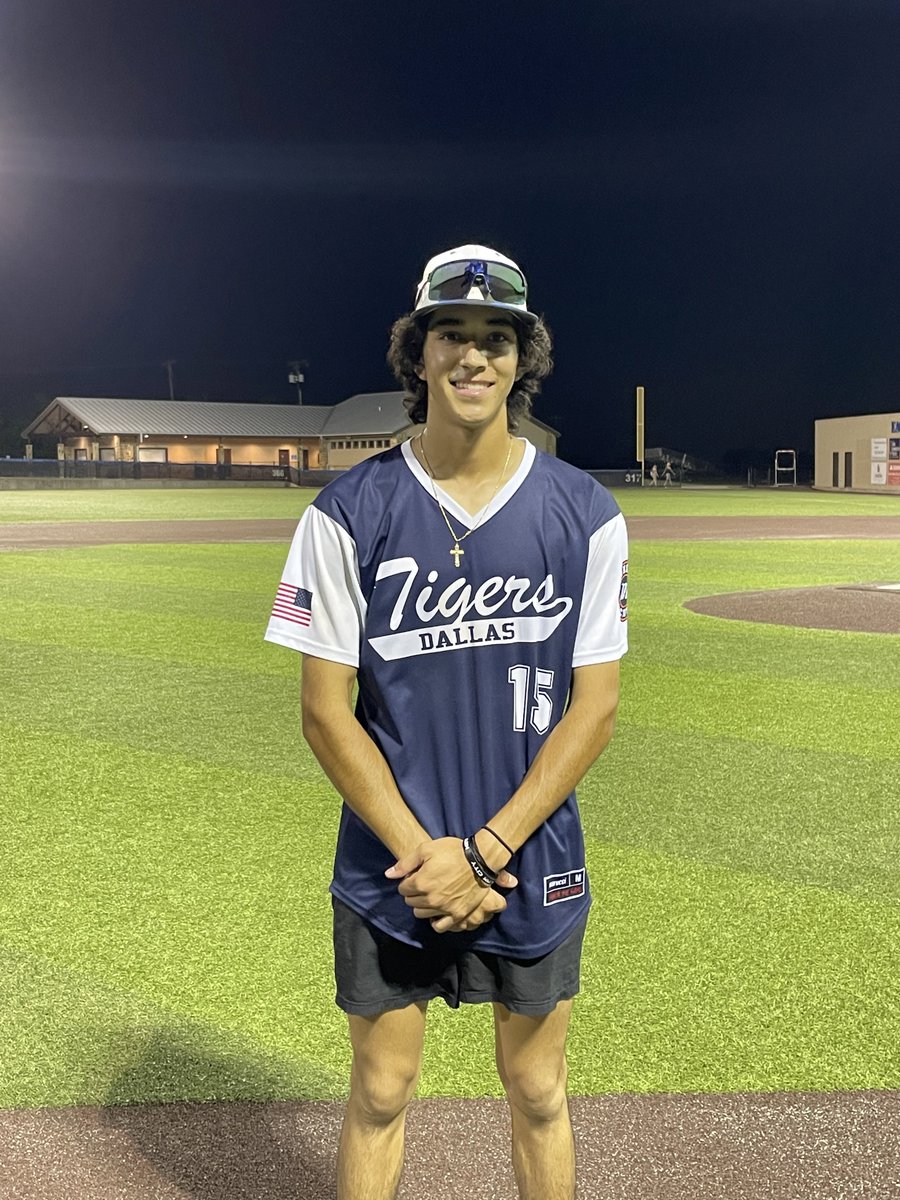 Five Tool Collegiate (@fivetoolcollege) on Twitter photo F: <a href="/TigersCienega/">Dallas Tigers 2022 - Cienega</a> 13, Stix Collegiate 2022 9
PoG: <a href="/EJaques15/">Ethan Jaques</a> 2-4, HR, 3 RBI, R
Notable: <a href="/JakeStorey8/">Jake Storey</a> 2-3, 3 RBI, R
Notable: <a href="/jackclark3582/">Jack Clark</a> 3-3, RBI, R
Notable: <a href="/matt_mitchell03/">Matt Mitchell</a> 2-3, 4 RBI F: <a href="/TigersCienega/">Dallas Tigers 2022 - Cienega</a> 13, Stix Collegiate 2022 9
PoG: <a href="/EJaques15/">Ethan Jaques</a> 2-4, HR, 3 RBI, R
Notable: <a href="/JakeStorey8/">Jake Storey</a> 2-3, 3 RBI, R
Notable: <a href="/jackclark3582/">Jack Clark</a> 3-3, RBI, R
Notable: <a href="/matt_mitchell03/">Matt Mitchell</a> 2-3, 4 RBI