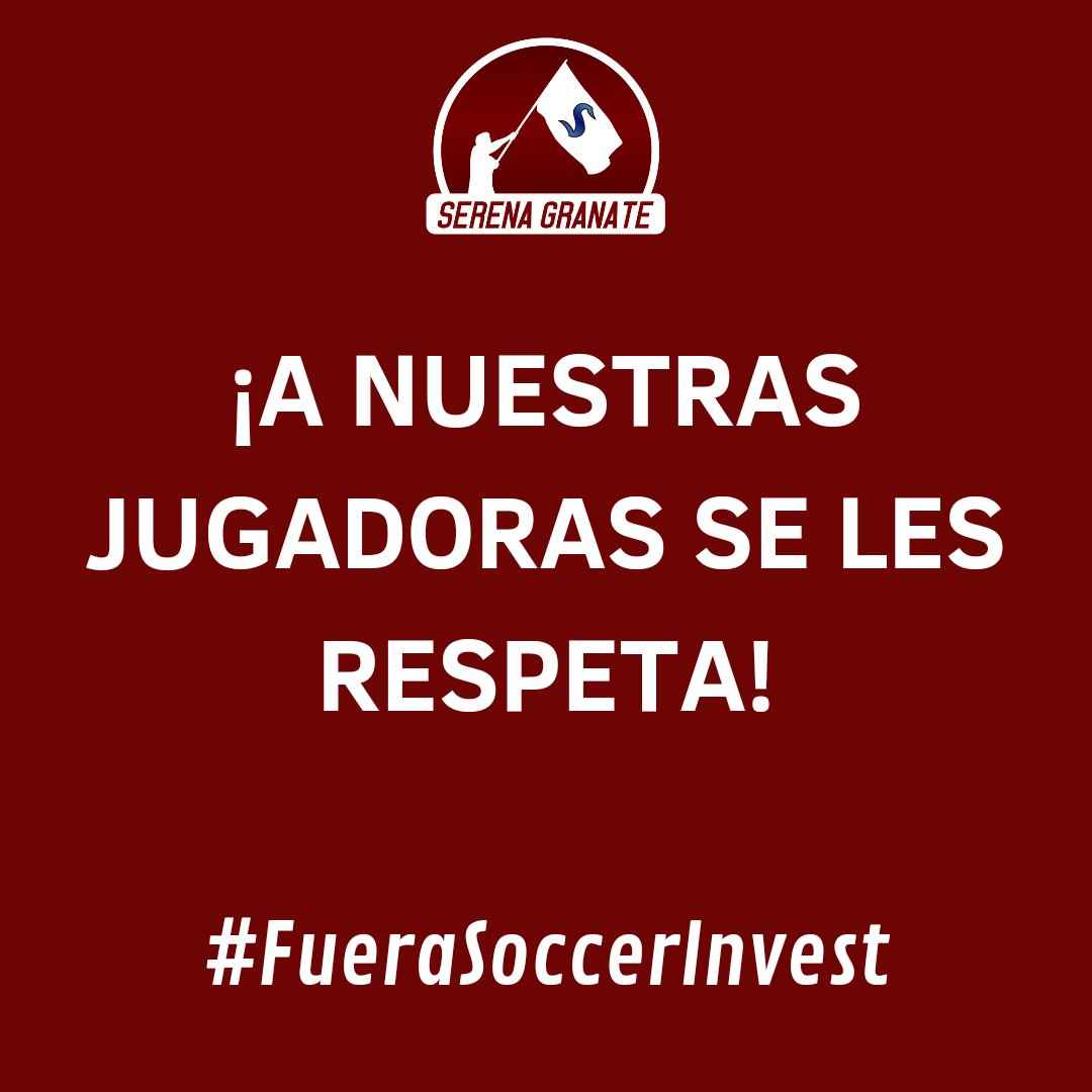 Esta fue la gota que revalsó el vaso.

Esperamos que el plantel masculino solidarice con sus colegas y paralicen como gesto mínimo. 

Le han faltado el respeto otra vez a nuestros colores y nuestra ciudad. Basta.

Aguante Pao Hinojosa y #FueraSoccerInvest de <a href="/CDLS_OFICIAL/">CD La Serena Oficial</a>