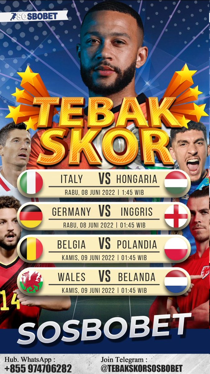 Event tebak skor hari ini,berhadiah 100% alias DOUBLE COMBO...Yuk buruan pasang taruhan anda dan dapatkan hadiah tambahan dari SOSBOBET.
S&amp;K berlaku..
Skuyy gassskeun!!
rebrand.ly/newSlot100
#sosbobet #judibola #LawanHepatitis #TetapSehatPakaiMasker #borobudur #shorts