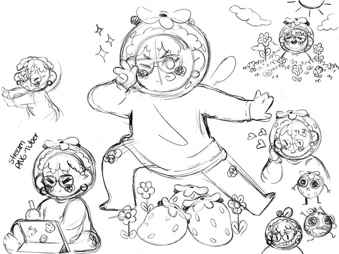 *posts late doodles of my persona* 
