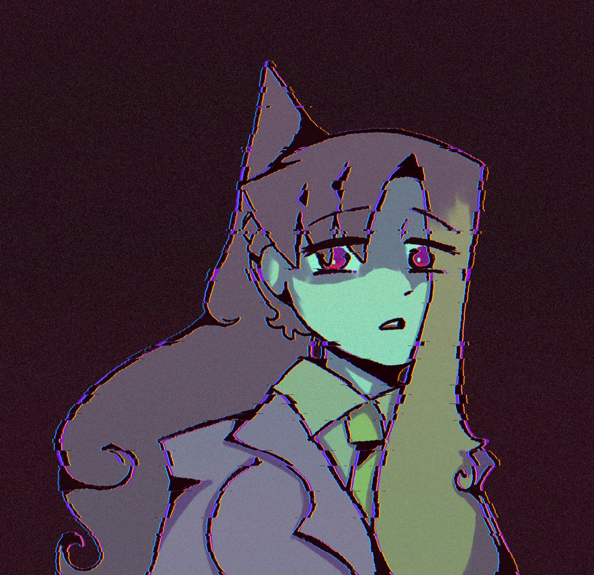 leestuckin2023's tweet photo. Ytts ending spoilers 
Glitch effect / possible eyestrain on second image 

Hehe Sara go brrr #ytts #yttd #sarachidouin #キミガシネ https://t.co/6BW7i9jeU9