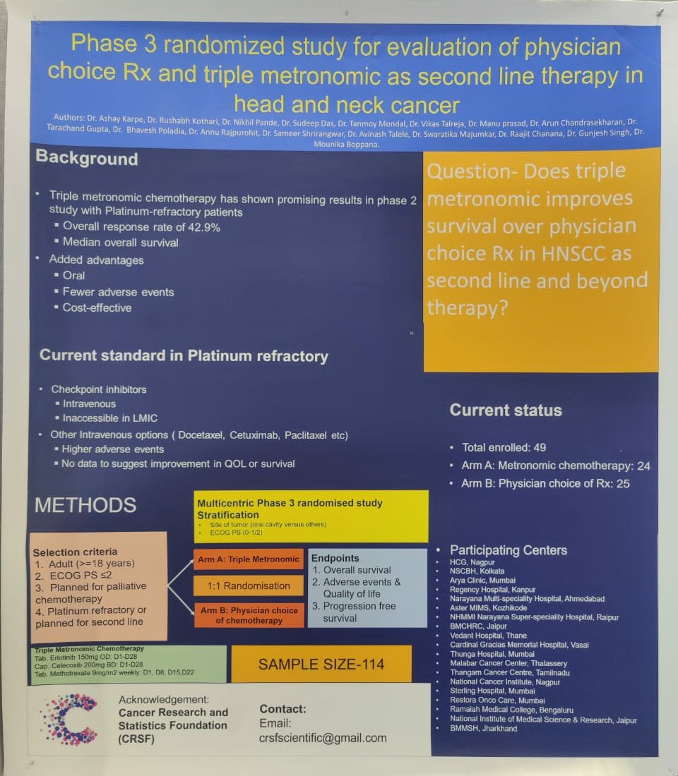 Cancer Research and Statistics Foundation (CRSF) tweet media