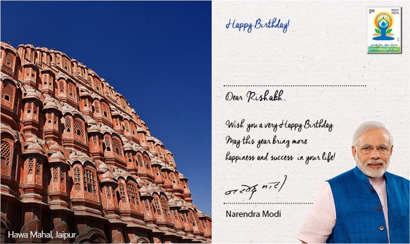 Greetings from the visionary Prime Minister of India Mr. Narendra Modi! 
Thank you Sir ! Your blessings and birthday wishes made me feel special.