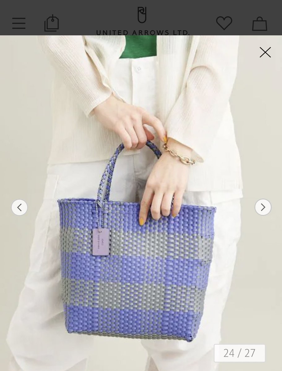 かごバッグ ユナイテッドアローズ キロメートルパリ 別注モデル UNITED