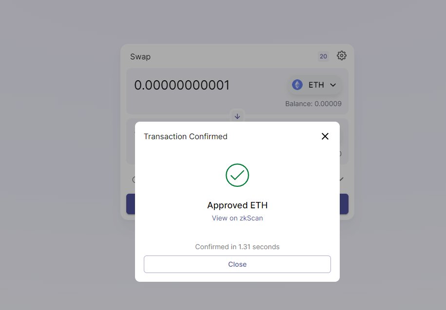 Done #L222 #zkSync #Layer2 #ZKRollup #testnet #Ethereum #DeFi 
Join discord: discord.com/invite/6zy2c9Y…