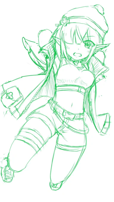 やっと自分もきゃおいちゃん描き始めれるじぇ....! 