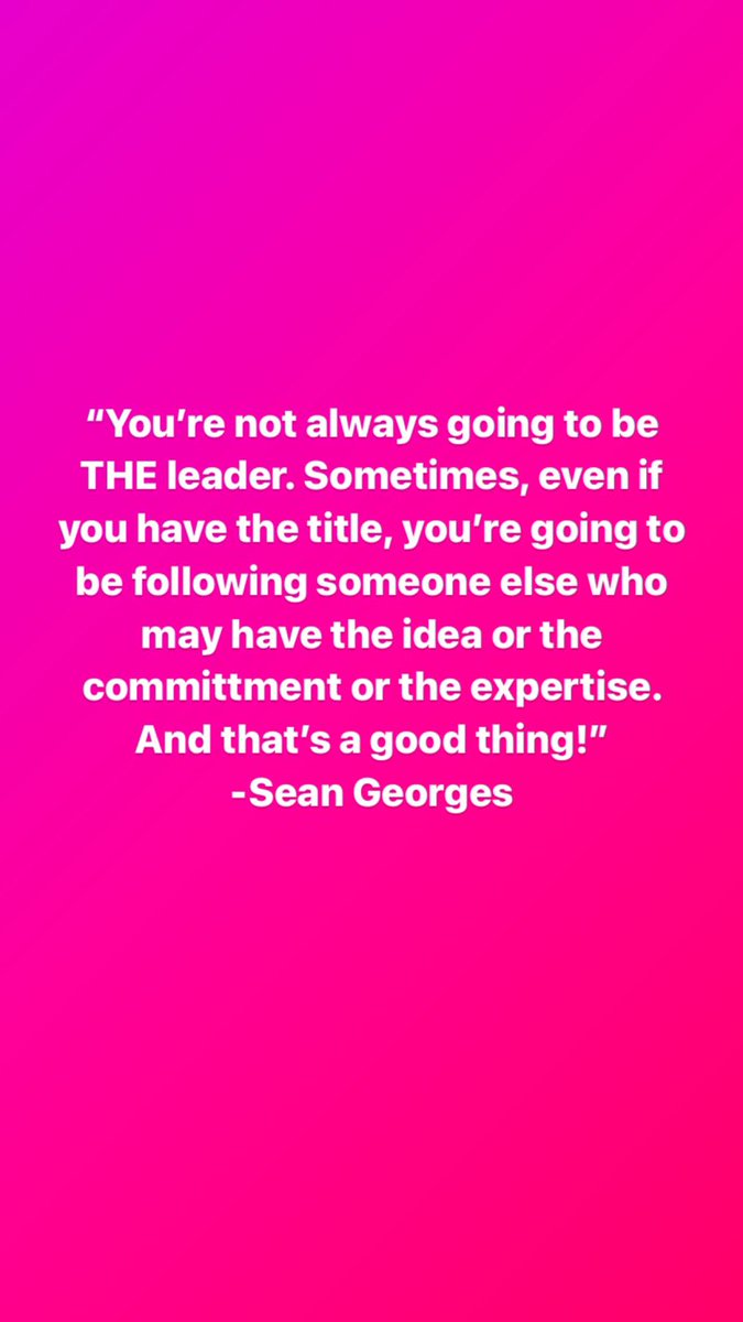 We welcomed Sean Georges, our keynote speaker, this morning to offer some thoughts on leadership. Thank you, Sean!