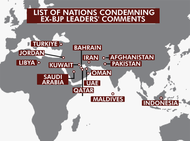 ndtv's tweet photo. 15 Nations Condemn Remarks On Prophet As Blowback Against India Spreads https://t.co/ZkLmodZ8AW https://t.co/FSch3YsxsU