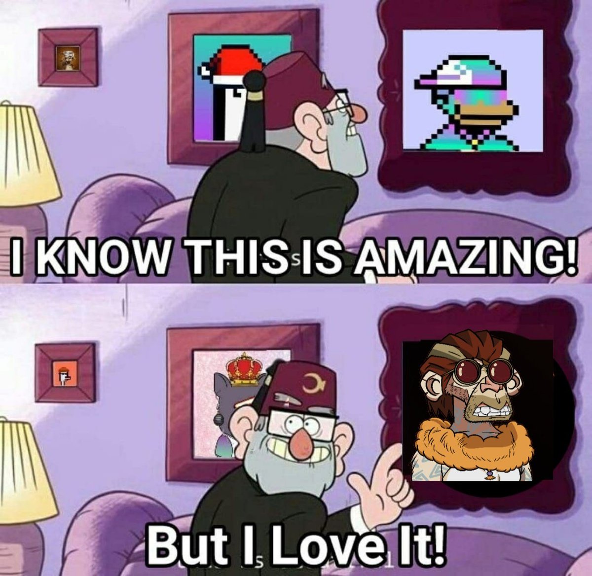 Tercandu2's tweet image. My entry for @boredlion_apes 

#MemeContest #NFT #NFTProject