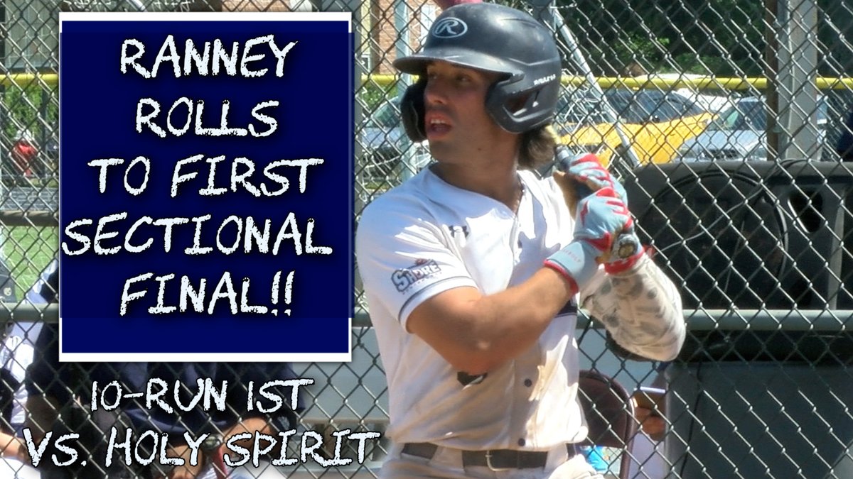 JSZ_Sports's tweet image. Ranney showed how dangerous its lineup can be with a 10-run 1st highlighted by 3 HR's.  The Panthers will host a section baseball final for the 1st time in school history.

🎥Watch highlights of Ranney's 16-8 win over Holy Spirit in the NP B South Semis⬇️
jerseysportszone.com/ranney-scores-…