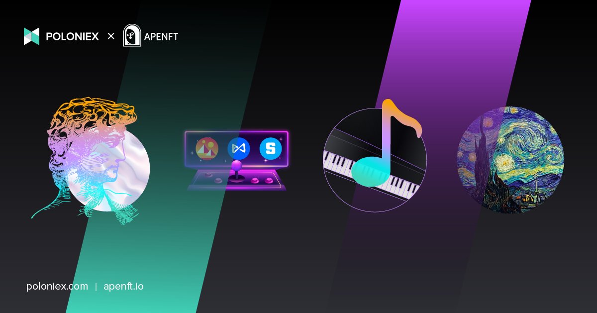 Poloniex's tweet image. #NFTusecases NFT is a special proof-of-ownership of: 

👩‍🎨Art
🎮Gaming
🎼Music
🖼️Collectible
🏡Real World Asset

What other use cases do you know? Drop a comment, follow @Poloniex and tag 3 friends to win 5 USDT!🎁