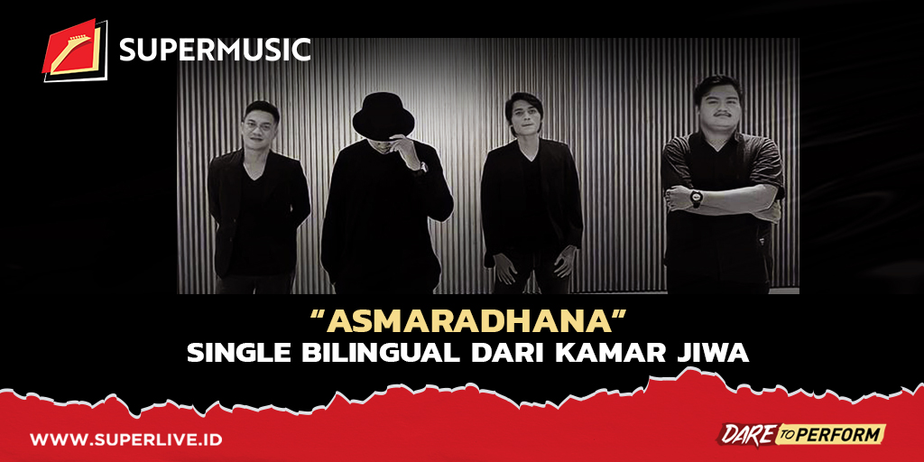 Setelah sukses dengan ngerilis single “Tumbuh Untuk Sembuh”, Kamar Jiwa kembali ngeluarin karya baru, lagu dengan vibes swing-Jazzy yang berbahasa bilingual, Jawa dan Inggris.

Superfriends, RT yang udah dengerin single ini!

⁣#SUPERLIVE⁣
#SUPERMUSIC⁣
#DARETOPERFORM⁣
#IDARE