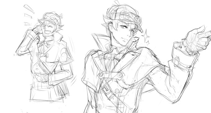 描くほどカッコよさに気づいてムカついてきたな…何なんだこの探偵 