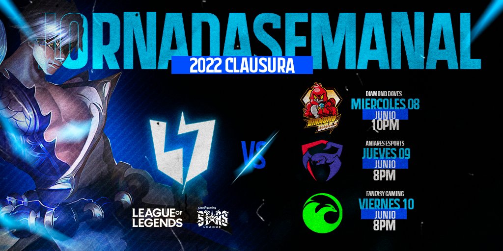 SE VIENE UNA RONDA CON MUCHOS RETOS
#CCLoL | Jornada de la semana super importante!!!! 💪
Seguimos con el Instinto!!
<a href="/LVPperu/">LVP PERÚ</a> 🏆
#GoINS⚡
#ClaroGamingStarsLeague 2022 🏆⭐️