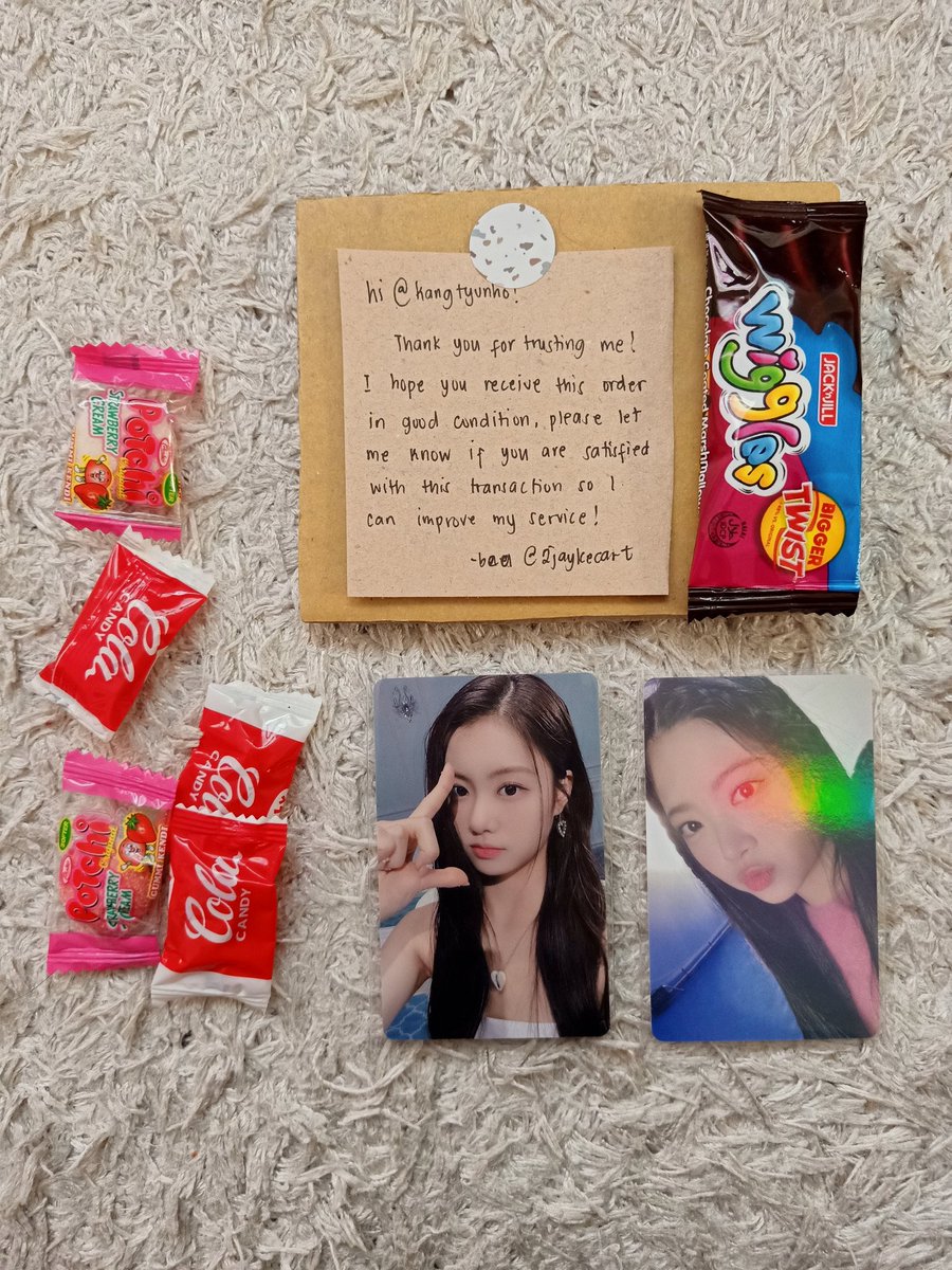 kangtyunho's tweet photo. #from_twojayke
Thank you so much po for the smooth transaction @2jaykecart. I'm super satisfied. It arrived fast, safe and well packed. Till next budol po :))
โฃ๏ธTrendz and Ssera my 2022 babies and ROTY https://t.co/VwSO5W1agN