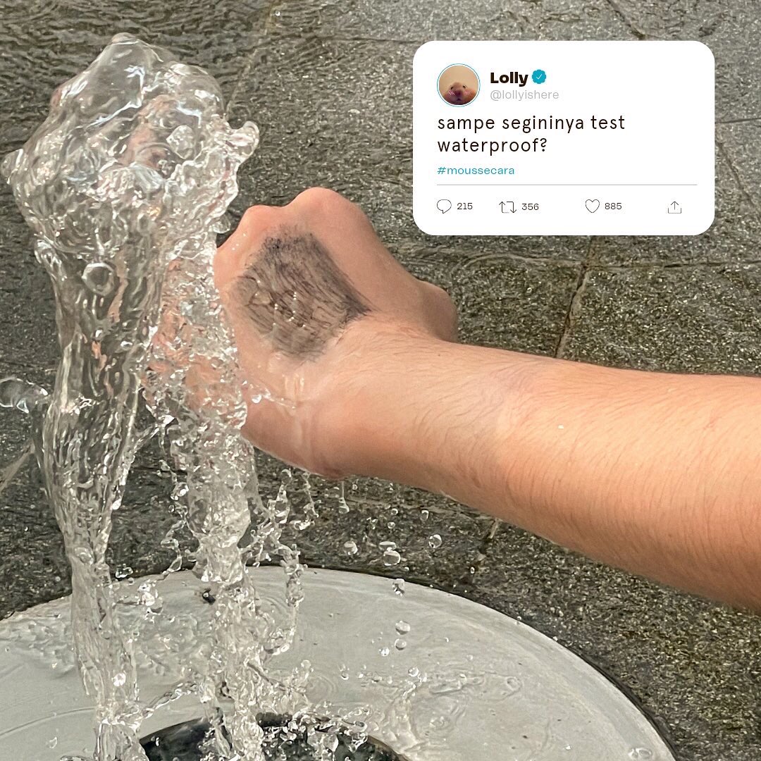 homeofbabes's tweet photo. Kemarin ngetest waterproof sampe nyari air mancur terdekat biar rada aesthetic 🥹💗 #moussecara #rekomendasimaskara #maskaralokal #reviewmaskara https://t.co/ncVVfZViiy