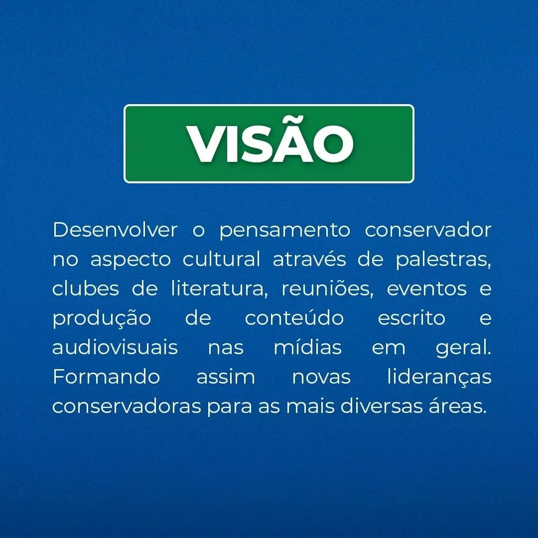 ConservadorCasa's tweet image. Mas para que serve a @casadoconservadorsc ? 🤔

Conheça nossa missão, visão e valores!

Compartilhe e marque seus amigos 👊🏻

#CasaDoConservadorDeSC
#LagesSC
#Amures
#SantaCatarina
#Conservadorismo
#LiberdadeEconomica
#DeusPatriaFamiliaLiberdade
#BrasilAcimaDeTudoDeusAcimaDeTodos